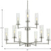 Kellwyn Chandelier-Mid. Chandeliers-Progress Lighting-Lighting Design Store