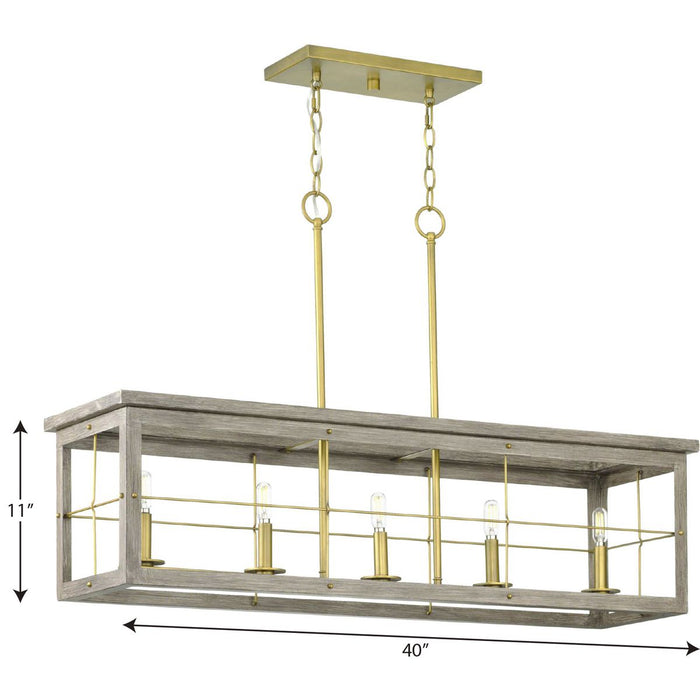 Hedgerow Island Pendant-Linear/Island-Progress Lighting-Lighting Design Store