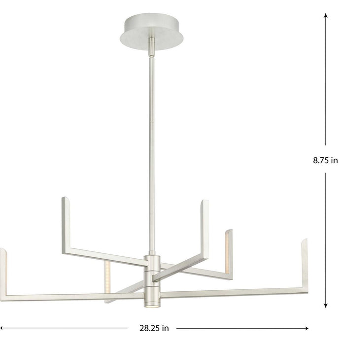 Pivot LED Chandelier-Mid. Chandeliers-Progress Lighting-Lighting Design Store