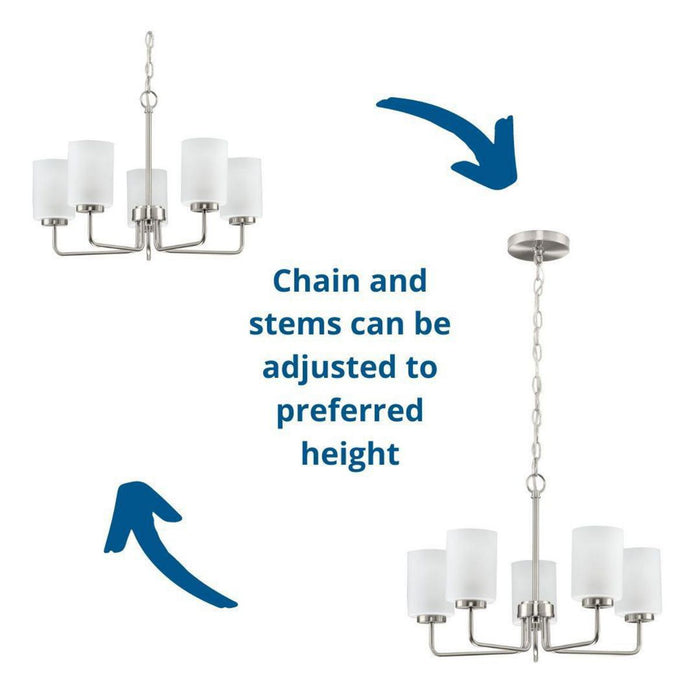 Merry Chandelier-Mid. Chandeliers-Progress Lighting-Lighting Design Store