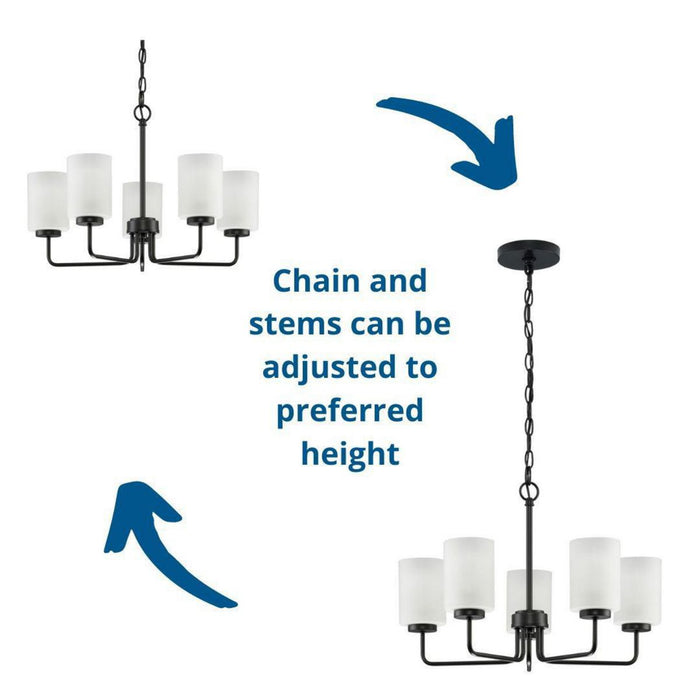 Merry Chandelier-Mid. Chandeliers-Progress Lighting-Lighting Design Store
