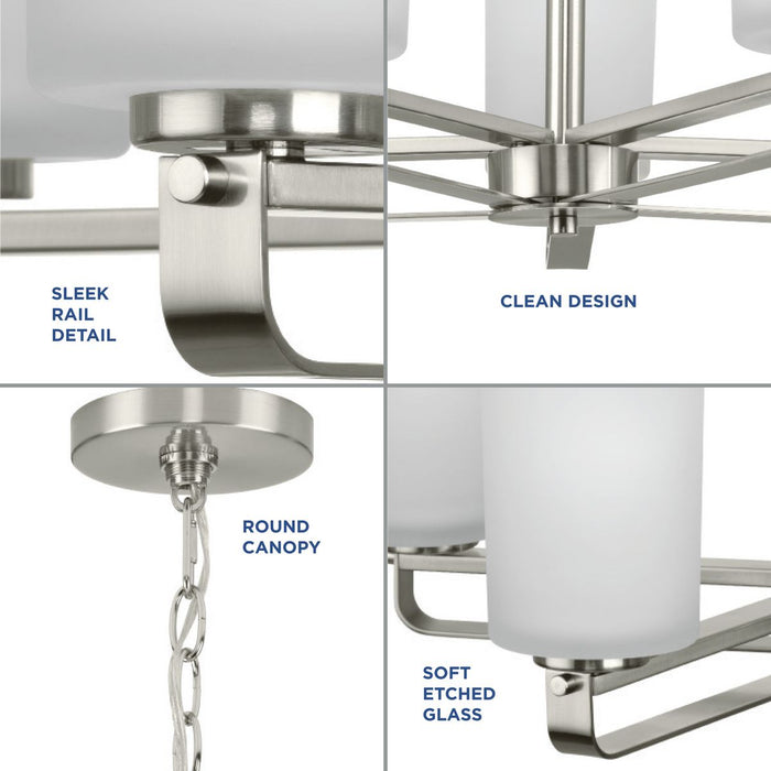 League Chandelier-Mid. Chandeliers-Progress Lighting-Lighting Design Store