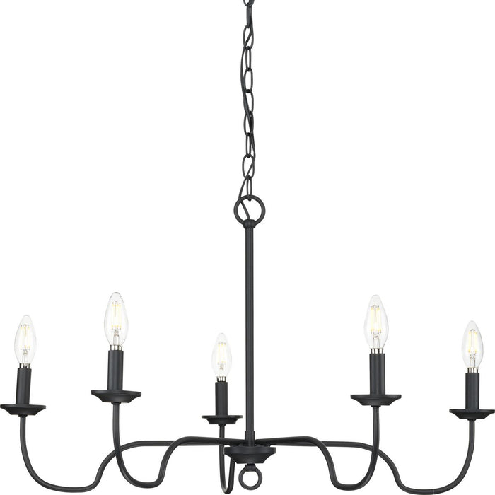 Canebrake Chandelier-Mid. Chandeliers-Progress Lighting-Lighting Design Store
