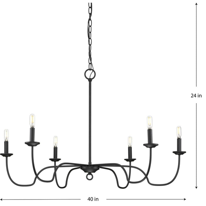 Canebrake Chandelier-Large Chandeliers-Progress Lighting-Lighting Design Store
