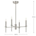 Elara Chandelier-Mid. Chandeliers-Progress Lighting-Lighting Design Store