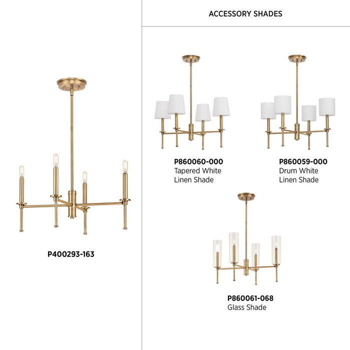 Elara Chandelier-Mid. Chandeliers-Progress Lighting-Lighting Design Store