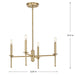 Elara Chandelier-Mid. Chandeliers-Progress Lighting-Lighting Design Store