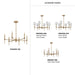 Elara Chandelier-Mid. Chandeliers-Progress Lighting-Lighting Design Store