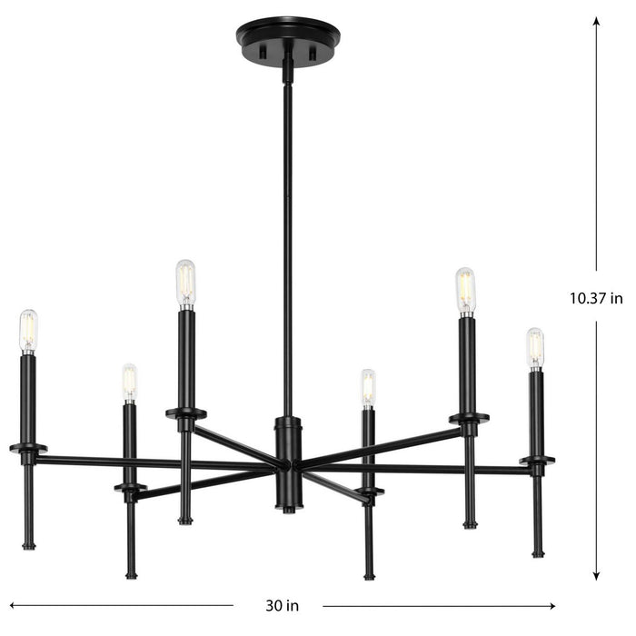 Elara Chandelier-Mid. Chandeliers-Progress Lighting-Lighting Design Store
