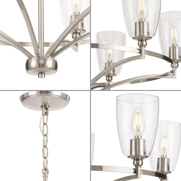 Parkhurst Chandelier-Mid. Chandeliers-Progress Lighting-Lighting Design Store
