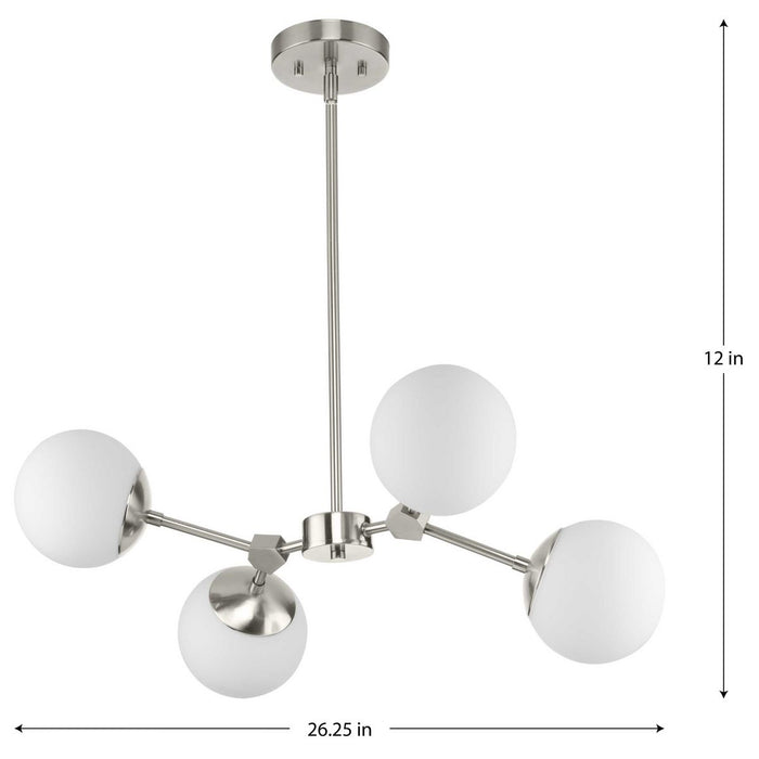 Haas Chandelier-Mid. Chandeliers-Progress Lighting-Lighting Design Store