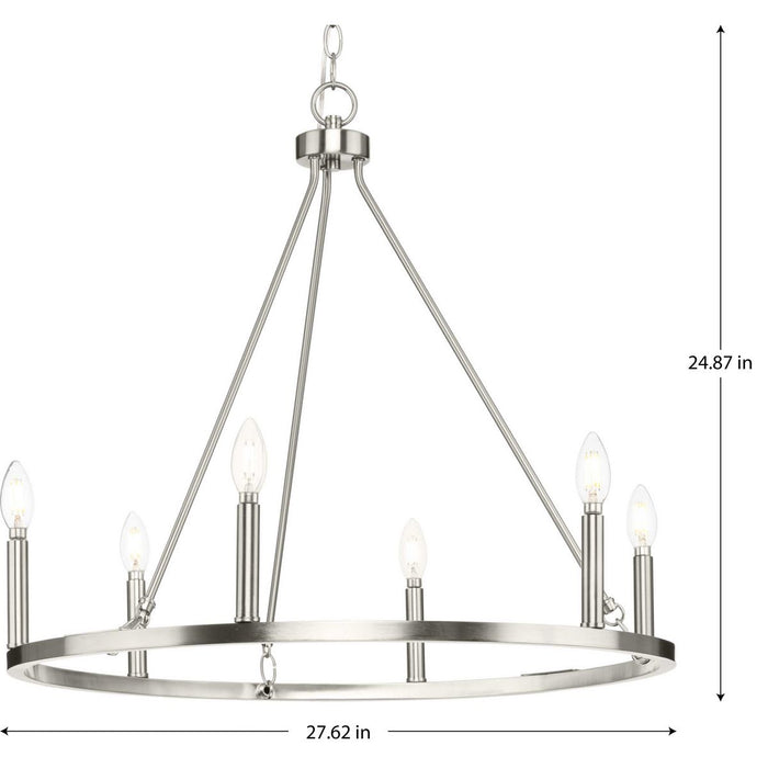 Gilliam Chandelier-Mid. Chandeliers-Progress Lighting-Lighting Design Store