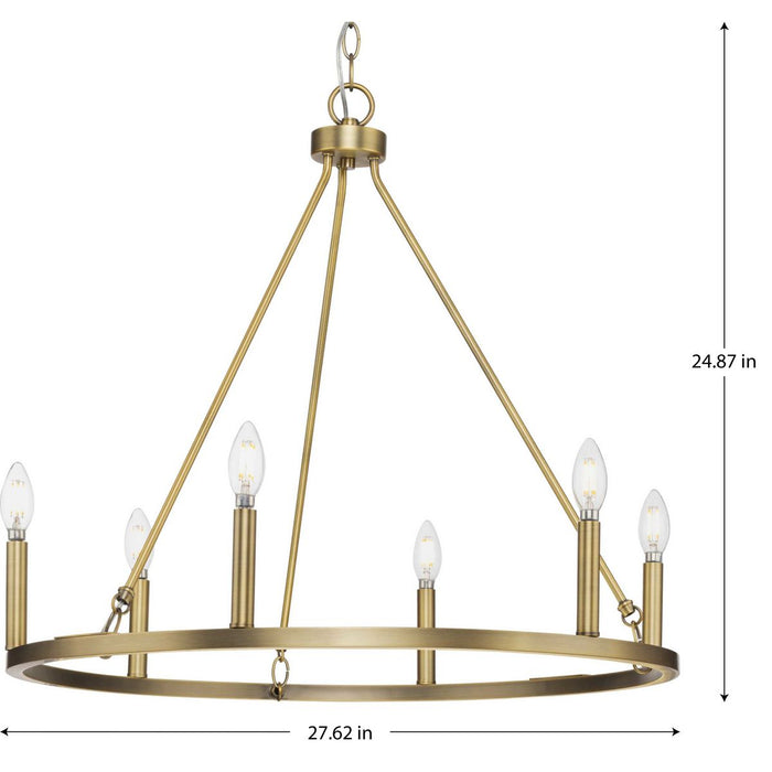 Gilliam Chandelier-Mid. Chandeliers-Progress Lighting-Lighting Design Store