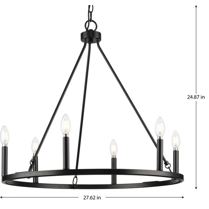 Gilliam Chandelier-Mid. Chandeliers-Progress Lighting-Lighting Design Store