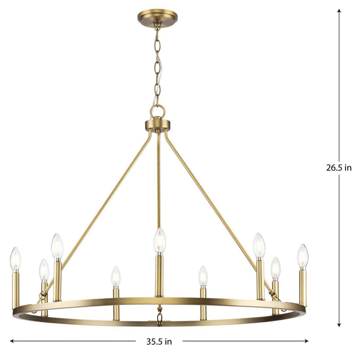 Gilliam Chandelier-Mid. Chandeliers-Progress Lighting-Lighting Design Store
