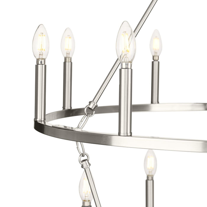 Gilliam 15 Light Chandelier-Mid. Chandeliers-Progress Lighting-Lighting Design Store