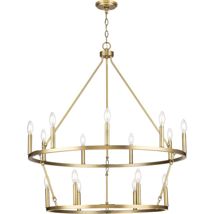 Gilliam 15 Light Chandelier-Mid. Chandeliers-Progress Lighting-Lighting Design Store