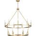Gilliam 15 Light Chandelier-Mid. Chandeliers-Progress Lighting-Lighting Design Store