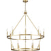 Gilliam 15 Light Chandelier-Mid. Chandeliers-Progress Lighting-Lighting Design Store