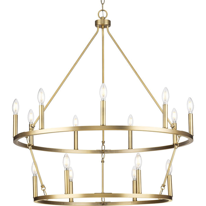 Gilliam 15 Light Chandelier-Mid. Chandeliers-Progress Lighting-Lighting Design Store