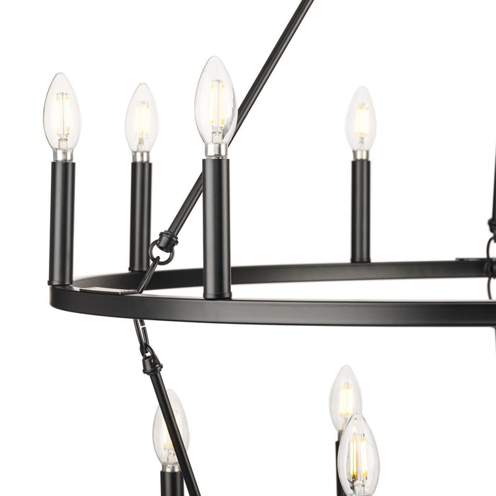 Gilliam 15 Light Chandelier-Mid. Chandeliers-Progress Lighting-Lighting Design Store