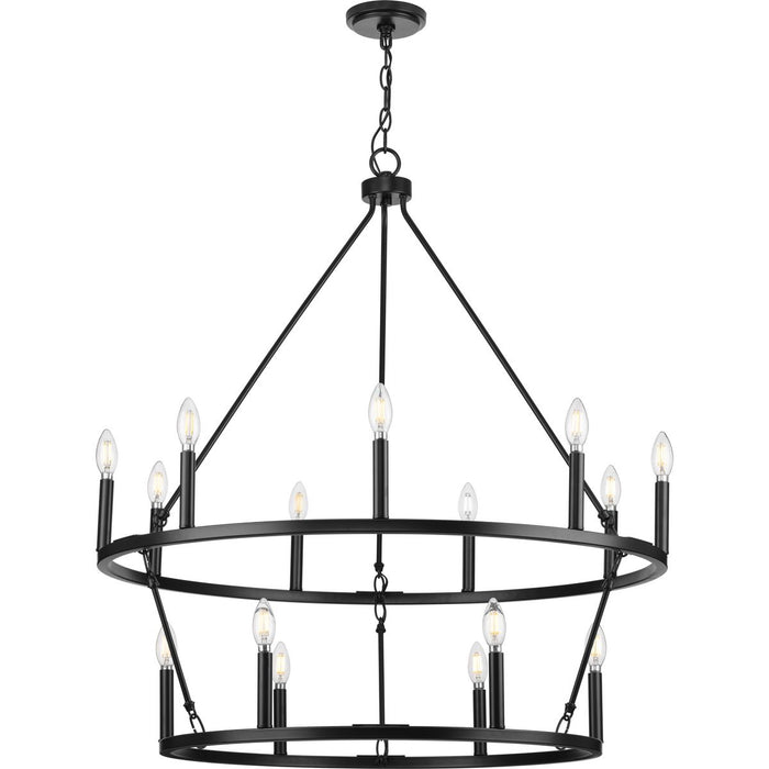 Gilliam 15 Light Chandelier-Mid. Chandeliers-Progress Lighting-Lighting Design Store