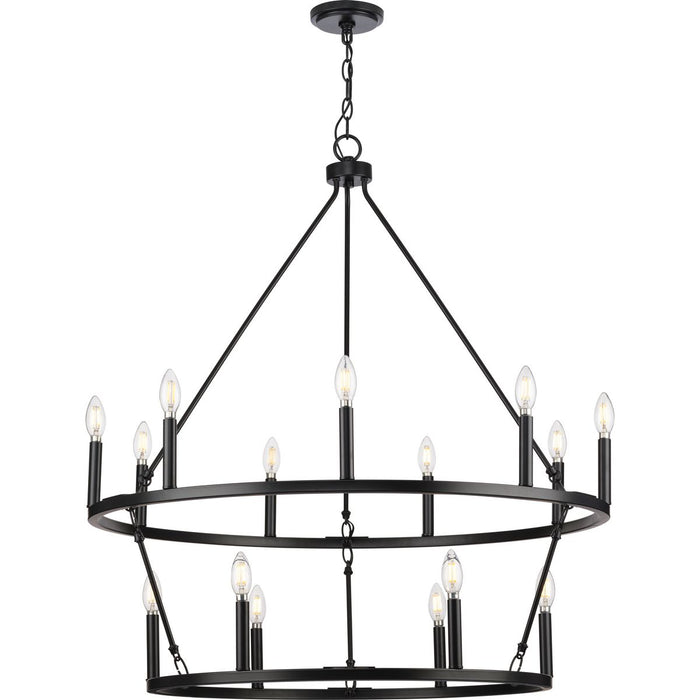 Gilliam 15 Light Chandelier-Mid. Chandeliers-Progress Lighting-Lighting Design Store