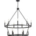 Gilliam 15 Light Chandelier-Mid. Chandeliers-Progress Lighting-Lighting Design Store
