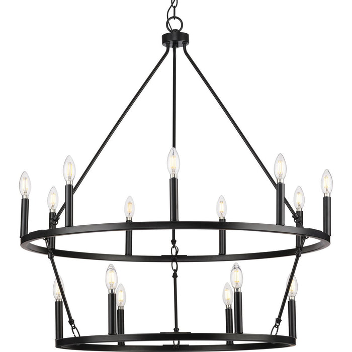 Gilliam 15 Light Chandelier-Mid. Chandeliers-Progress Lighting-Lighting Design Store