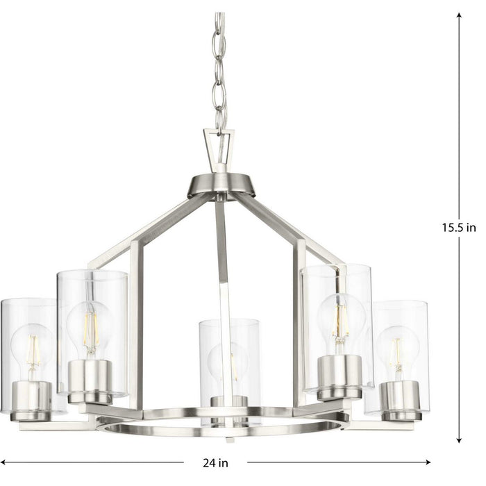 Goodwin Chandelier-Mid. Chandeliers-Progress Lighting-Lighting Design Store