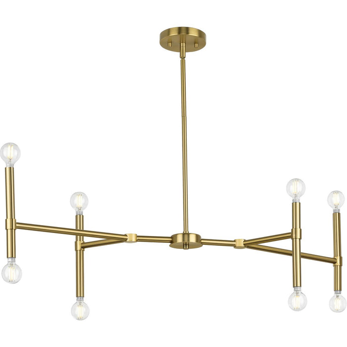 Arya Linear Chandelier-Linear/Island-Progress Lighting-Lighting Design Store