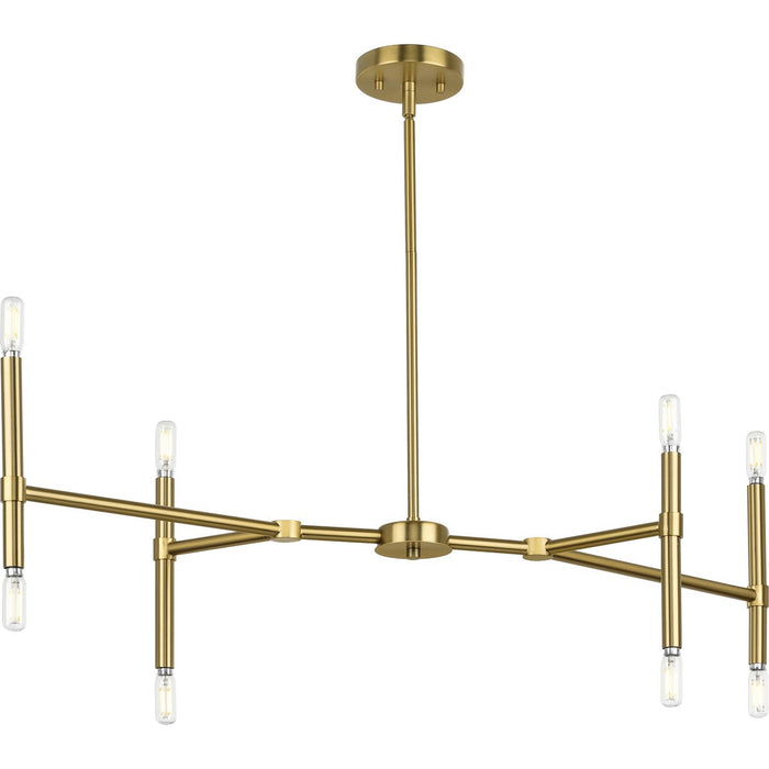 Arya Linear Chandelier-Linear/Island-Progress Lighting-Lighting Design Store