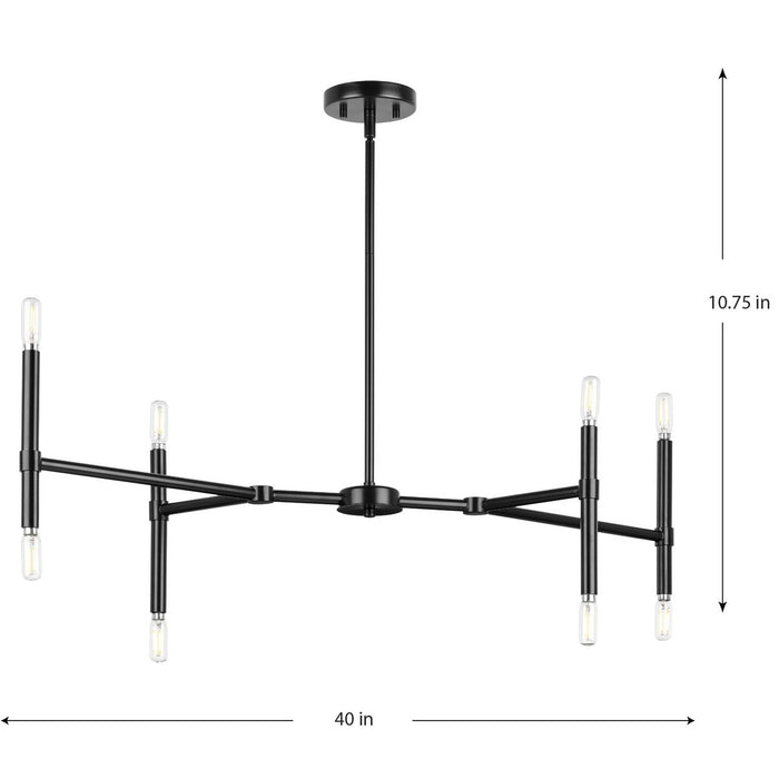 Arya Linear Chandelier-Linear/Island-Progress Lighting-Lighting Design Store