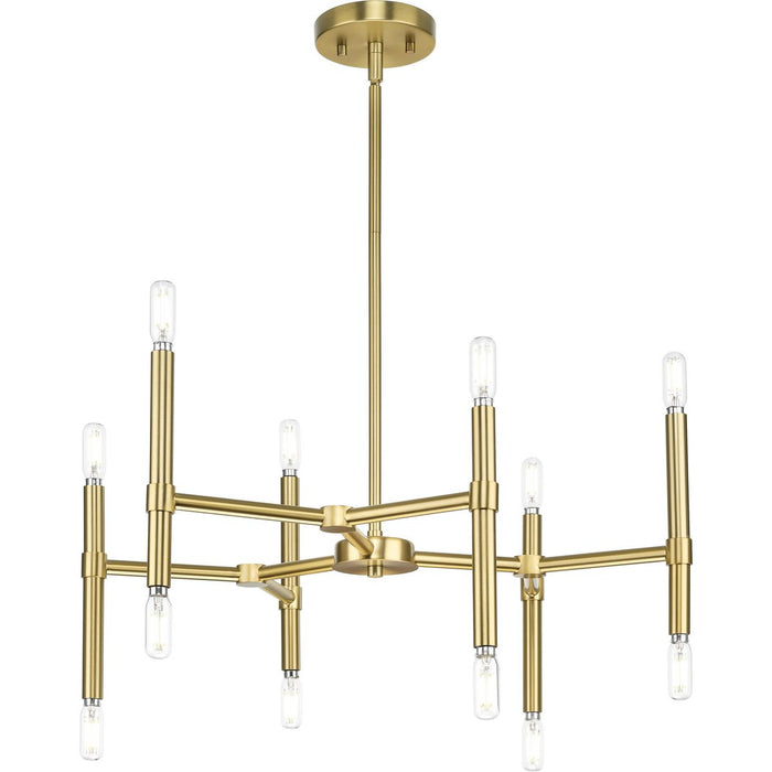 Arya 12 Light Chandelier-Mid. Chandeliers-Progress Lighting-Lighting Design Store