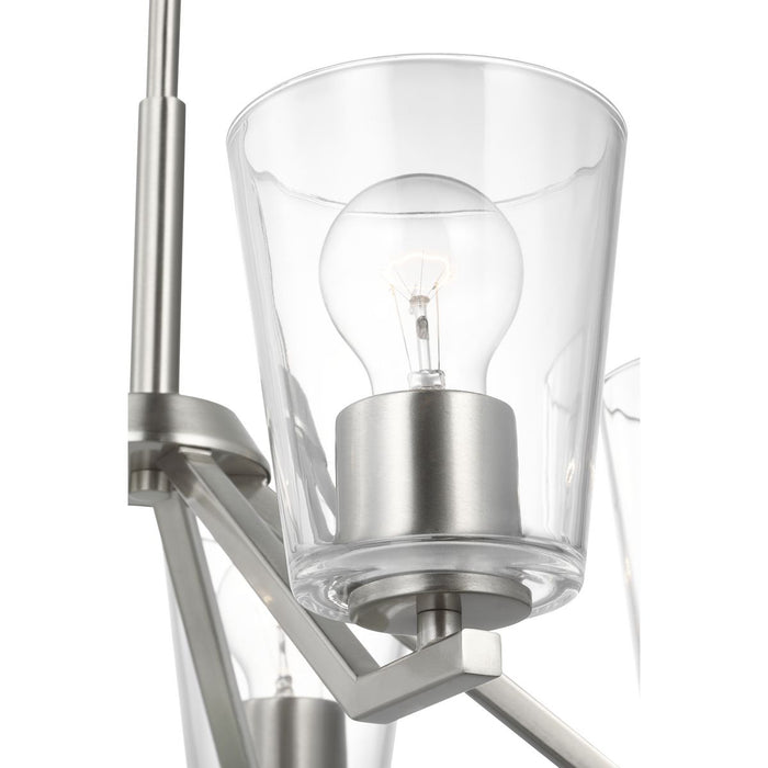 Vertex Chandelier-Mid. Chandeliers-Progress Lighting-Lighting Design Store