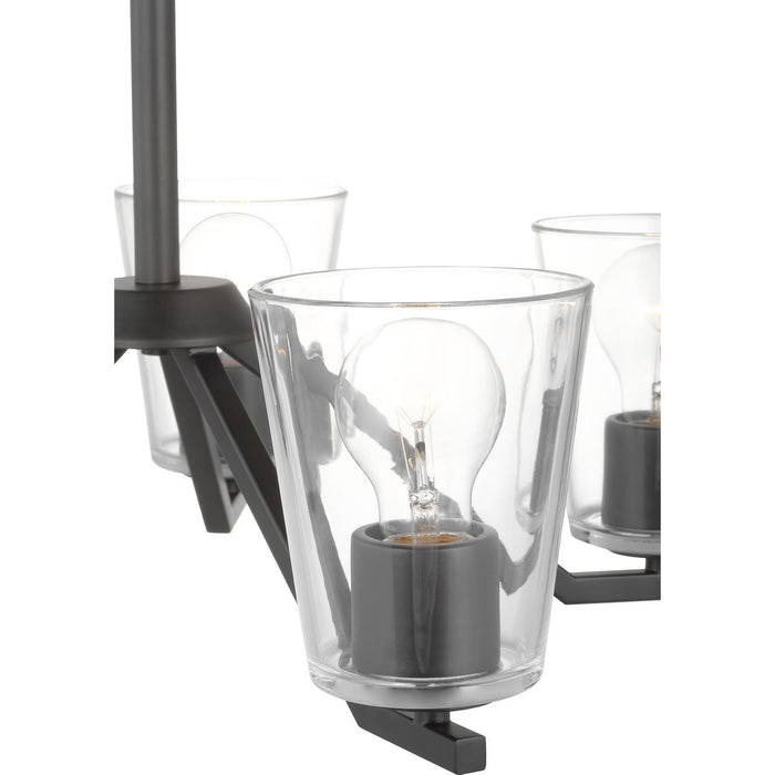 Vertex Chandelier-Mid. Chandeliers-Progress Lighting-Lighting Design Store