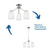 Vertex Chandelier Conv-Mini Chandeliers-Progress Lighting-Lighting Design Store