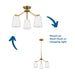 Vertex Chandelier Conv-Mini Chandeliers-Progress Lighting-Lighting Design Store