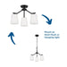 Vertex Chandelier Conv-Mini Chandeliers-Progress Lighting-Lighting Design Store