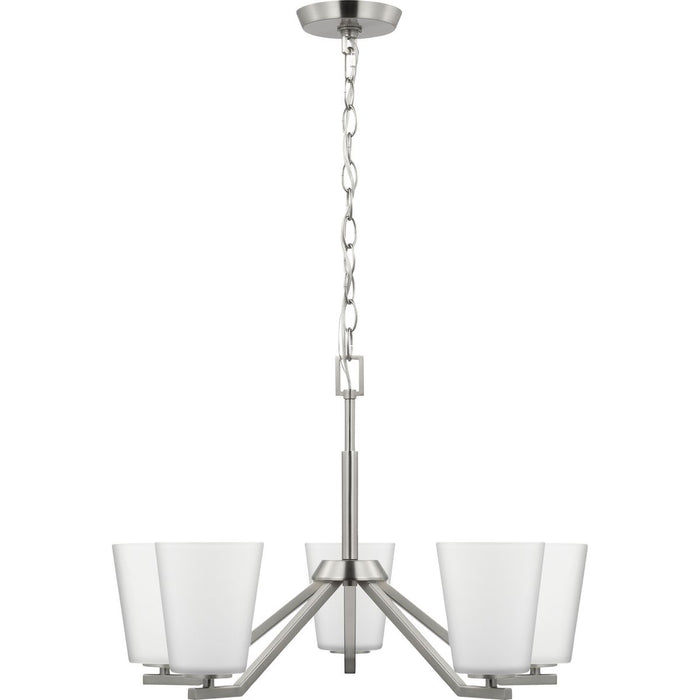 Vertex Chandelier-Mid. Chandeliers-Progress Lighting-Lighting Design Store