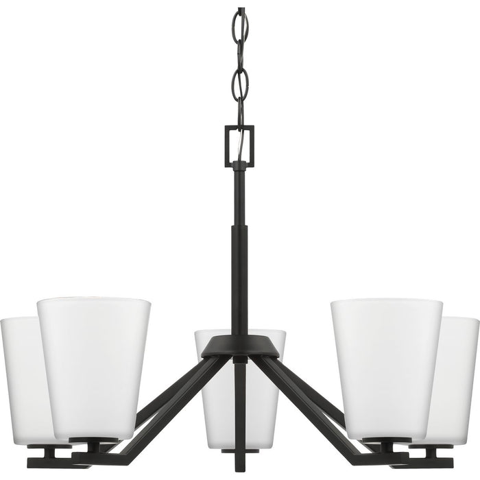 Vertex Chandelier-Mid. Chandeliers-Progress Lighting-Lighting Design Store