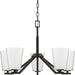 Vertex Chandelier-Mid. Chandeliers-Progress Lighting-Lighting Design Store