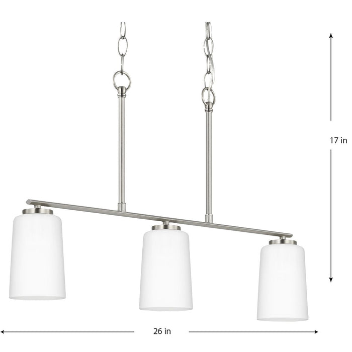 Adley Linear Chandelier-Linear/Island-Progress Lighting-Lighting Design Store