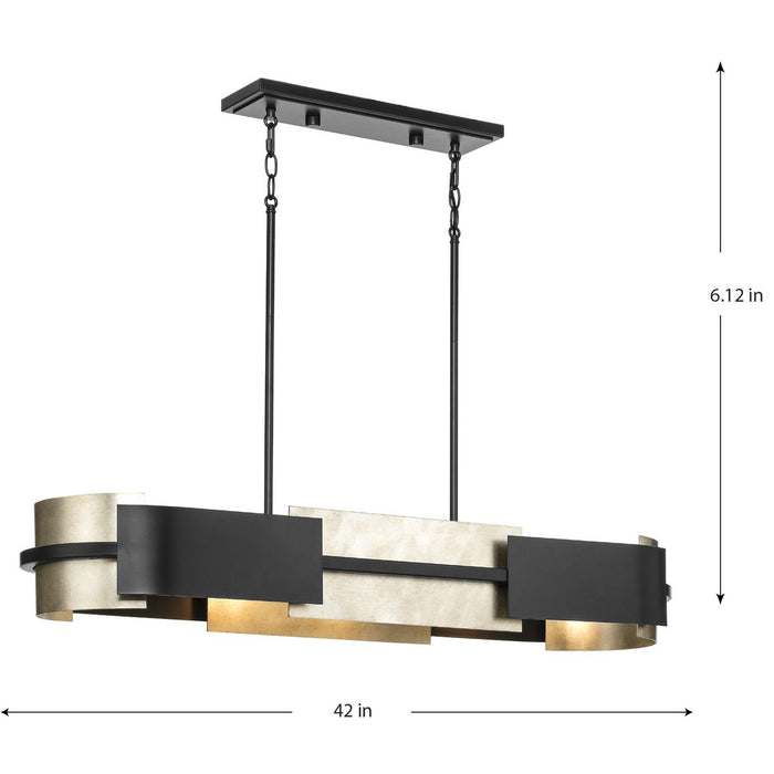 Lowery Linear Chandelier-Linear/Island-Progress Lighting-Lighting Design Store
