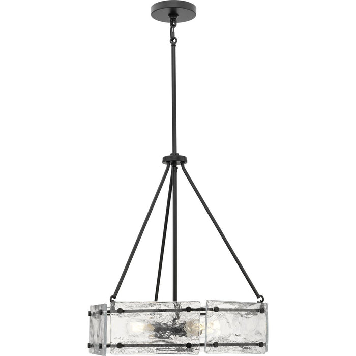 Rivera Four Light Chandelier-Mid. Chandeliers-Progress Lighting-Lighting Design Store