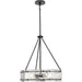 Rivera Four Light Chandelier-Mid. Chandeliers-Progress Lighting-Lighting Design Store