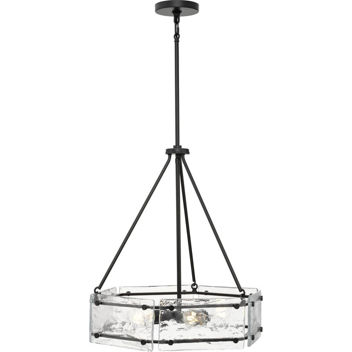 Rivera Four Light Chandelier-Mid. Chandeliers-Progress Lighting-Lighting Design Store
