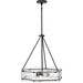 Rivera Four Light Chandelier-Mid. Chandeliers-Progress Lighting-Lighting Design Store