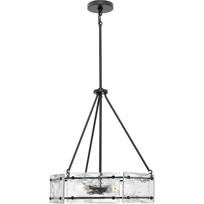 Rivera Four Light Chandelier-Mid. Chandeliers-Progress Lighting-Lighting Design Store
