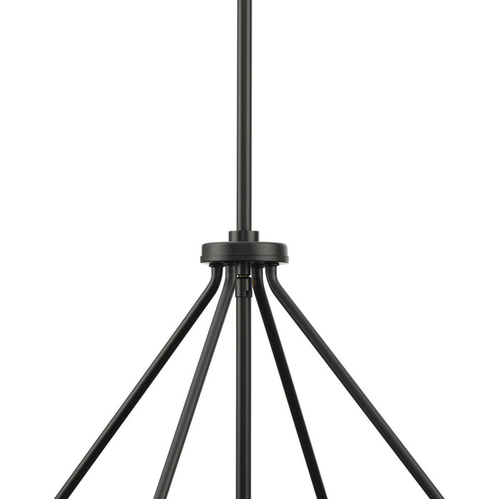 Rivera Six Light Chandelier-Mid. Chandeliers-Progress Lighting-Lighting Design Store